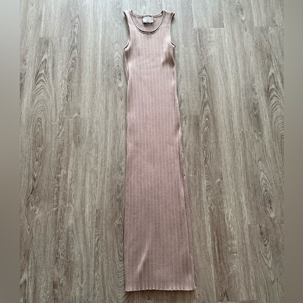 ASOS Ribbed Sleeveless Maxi Dress